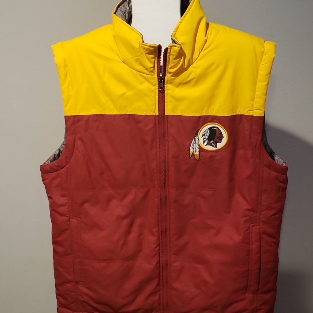 NFL Redskins reversible vest large